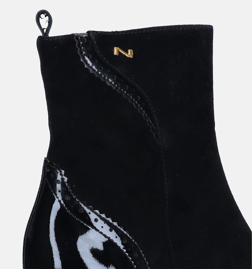 Nathan-Baume Bottines à talons en Noir pour femmes (348343) - pour semelles orthopédiques