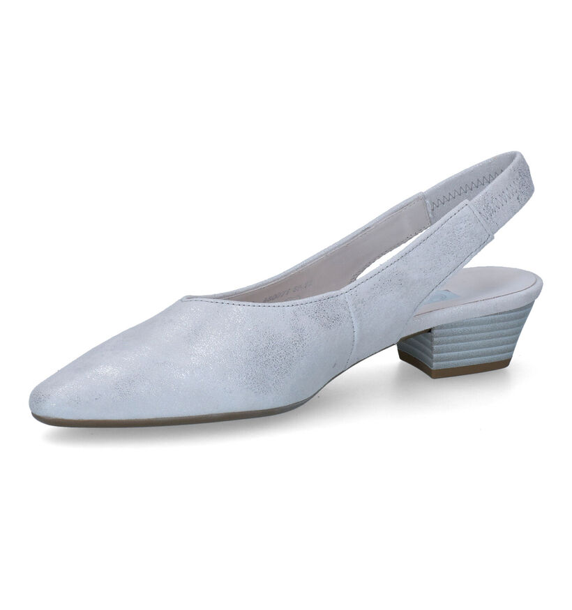 Gabor Escarpins slingback en Argent pour femmes (313304)