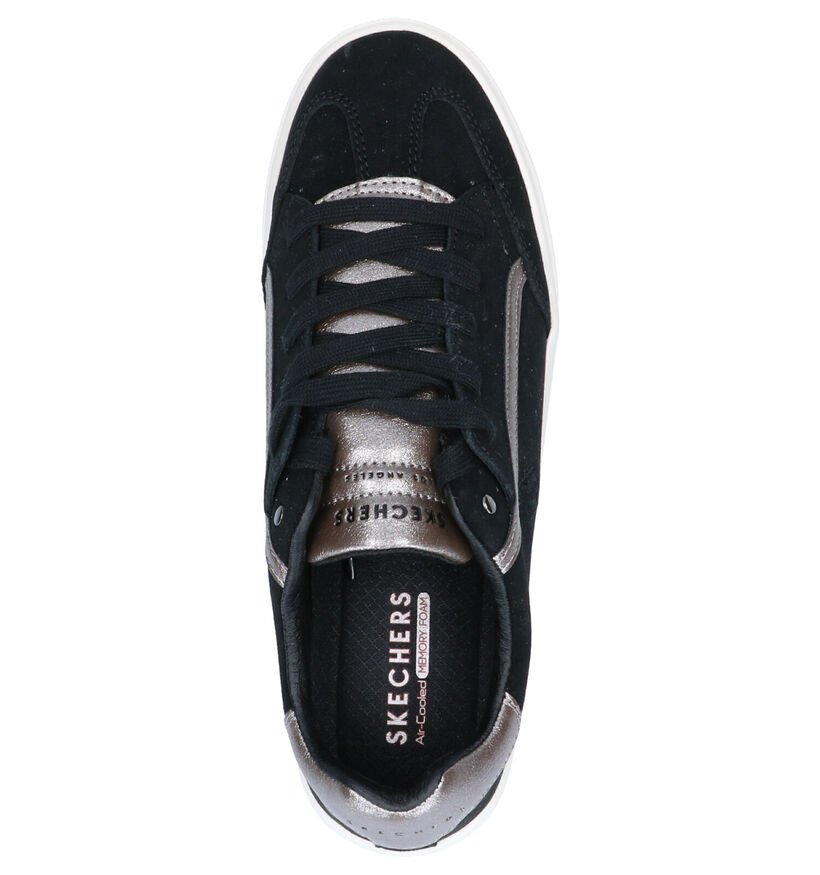 Skechers Chaussures à lacets en Noir en daim (264478)