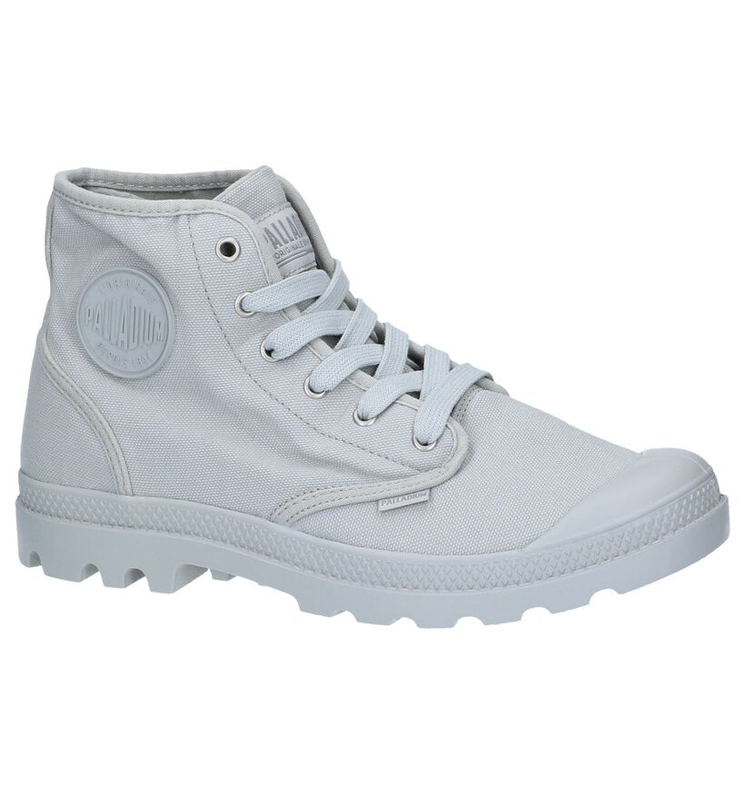 Lichtgrijze Boots Palladium Pampa Hi in stof (244069)