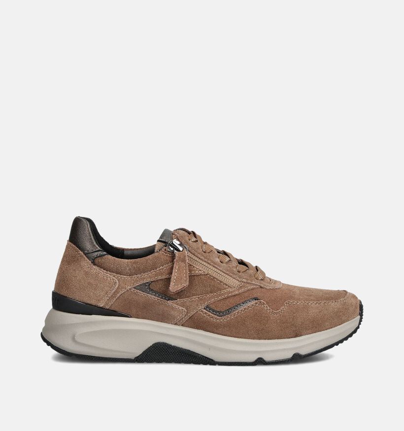 Gabor Rollingsoft Cognac Veterschoenen voor dames (360322) - geschikt voor steunzolen