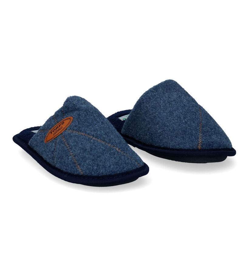 Torfs Home Blauwe Pantoffels voor jongens (300013)