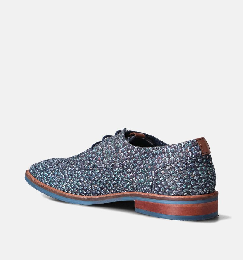 Via Borgo Chaussures classiques en Bleu pour hommes (357767)