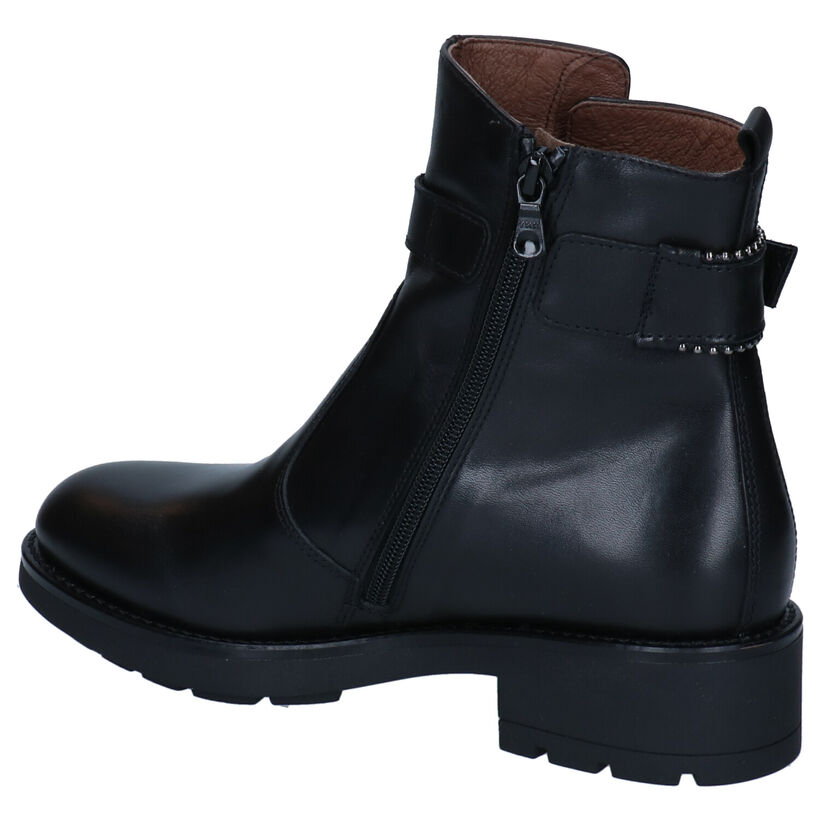 NeroGiardini Bottines motardes en Noir en cuir (296594)