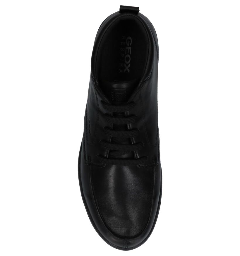 Geox Chaussures hautes en Noir en cuir (223071)