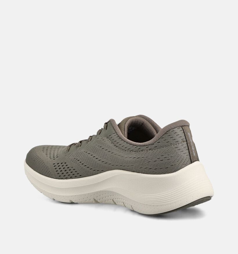 Skechers Arch Fit 2.0 Big League Kaki Sneakers voor dames (367465)