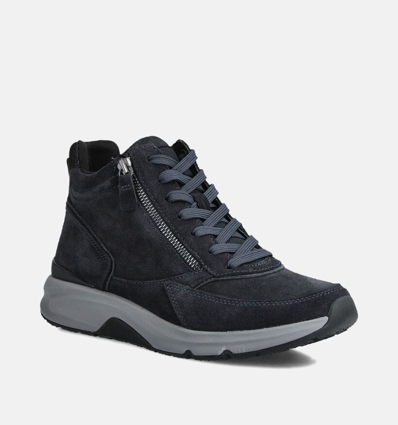 Gabor Rollingsoft Donkerblauwe Sneakers voor dames (363126) - geschikt voor steunzolen