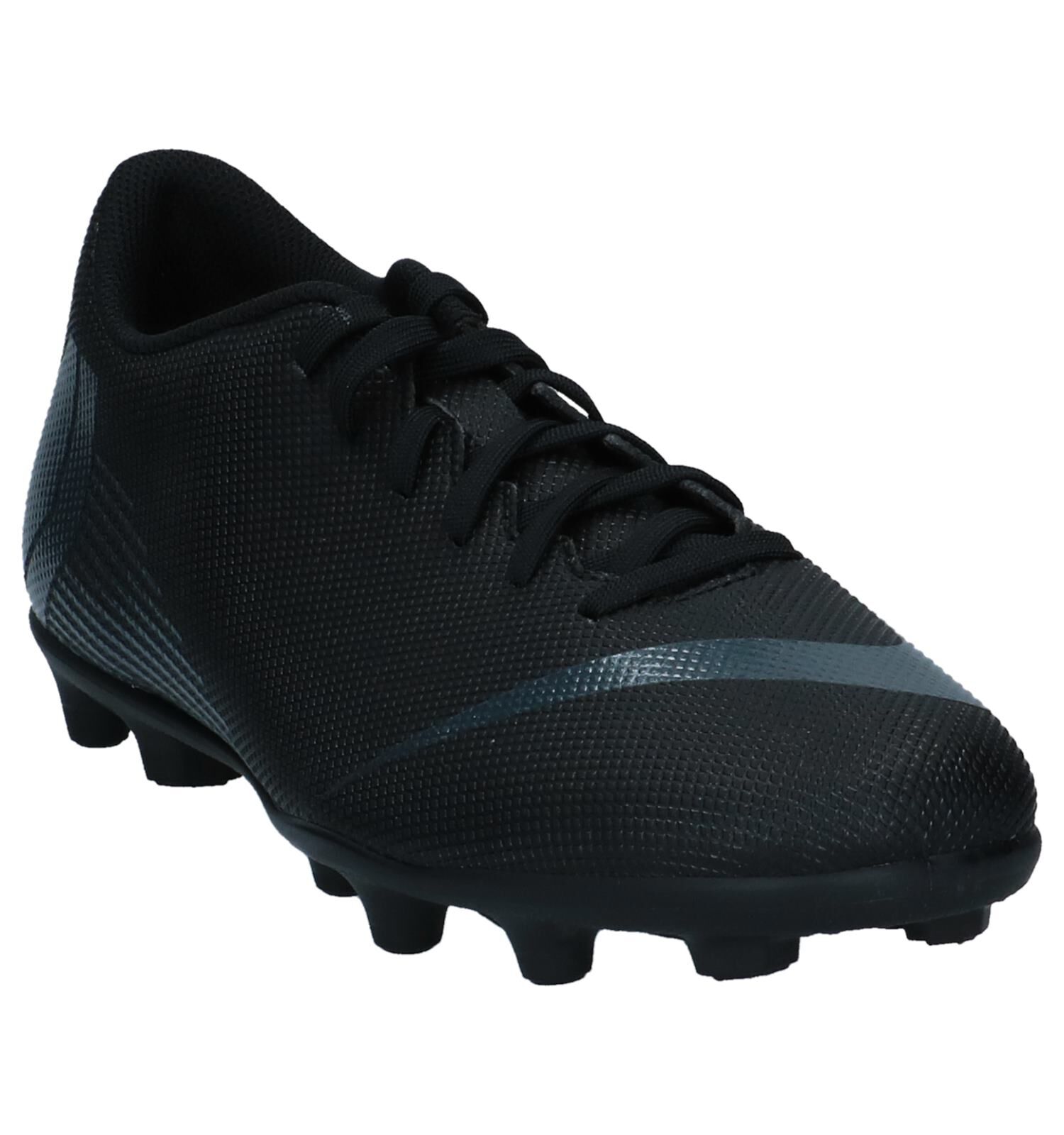 Zwarte Voetbalschoenen met Noppen Nike Vapor 12 Club Heren Dames Sportschoenen Online op TORFS.BE