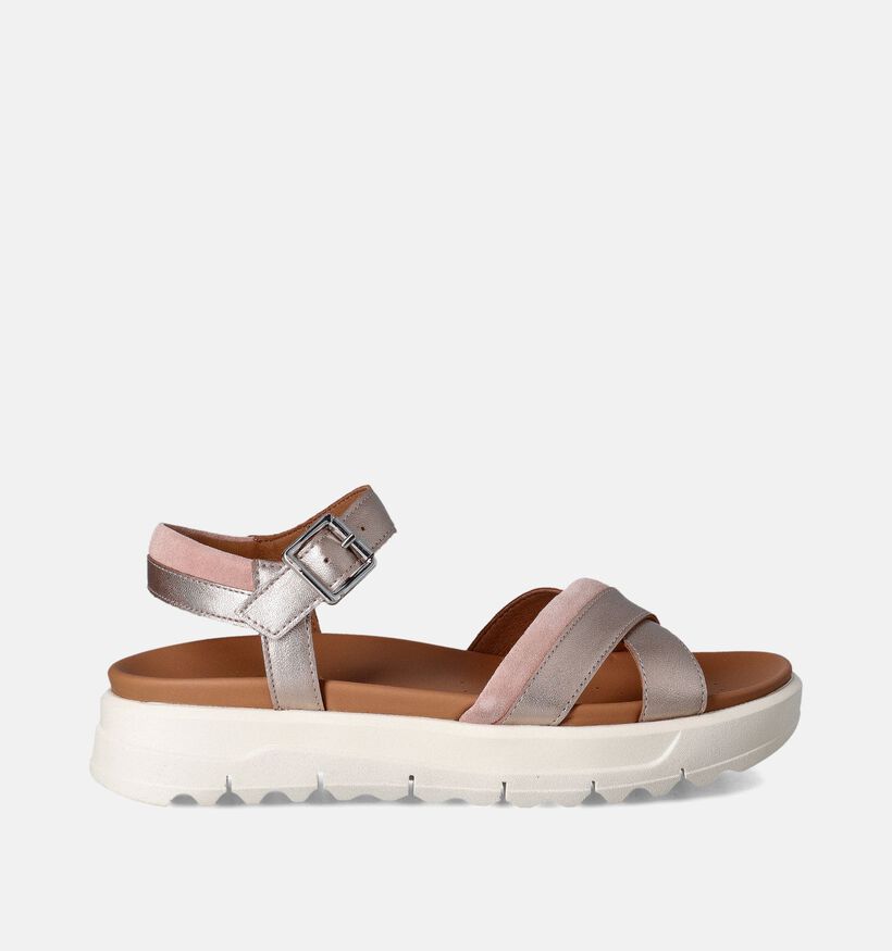 Geox Xand 2.1S Sandales en Or pour femmes (351699)