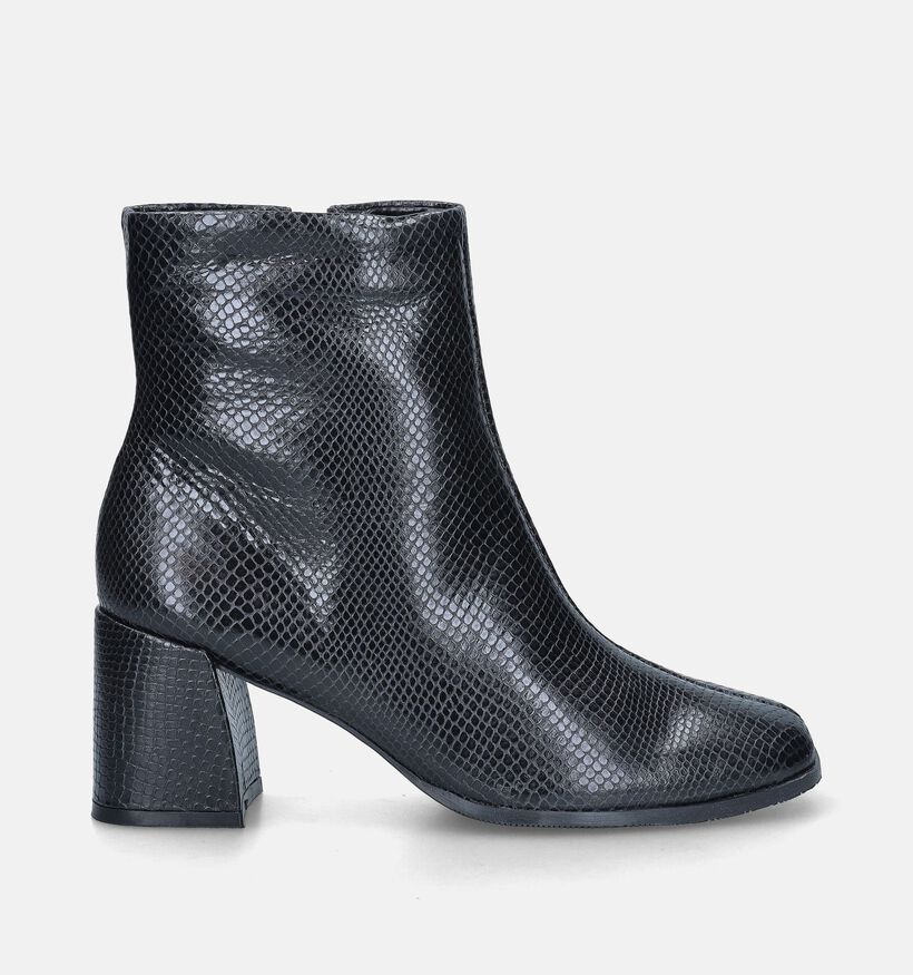 Tango Axelle Zwarte Enkellaarsjes met blokhak voor dames (357278)