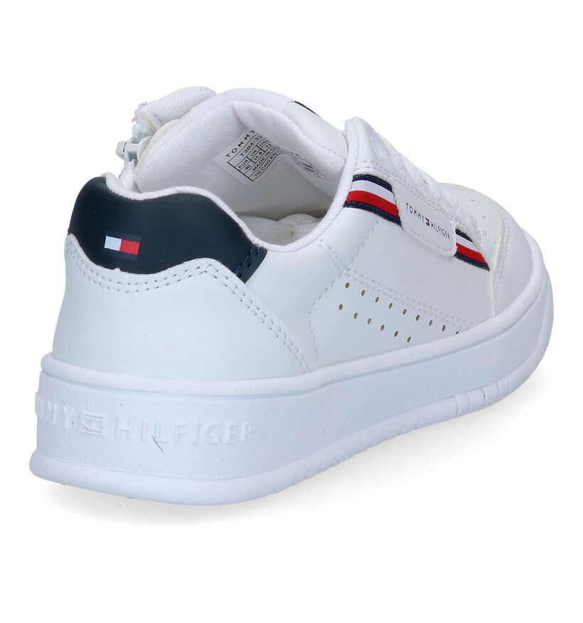 Tommy Hilfiger Chaussures à fermeture éclair/lacets en Blanc en simili cuir (303926)