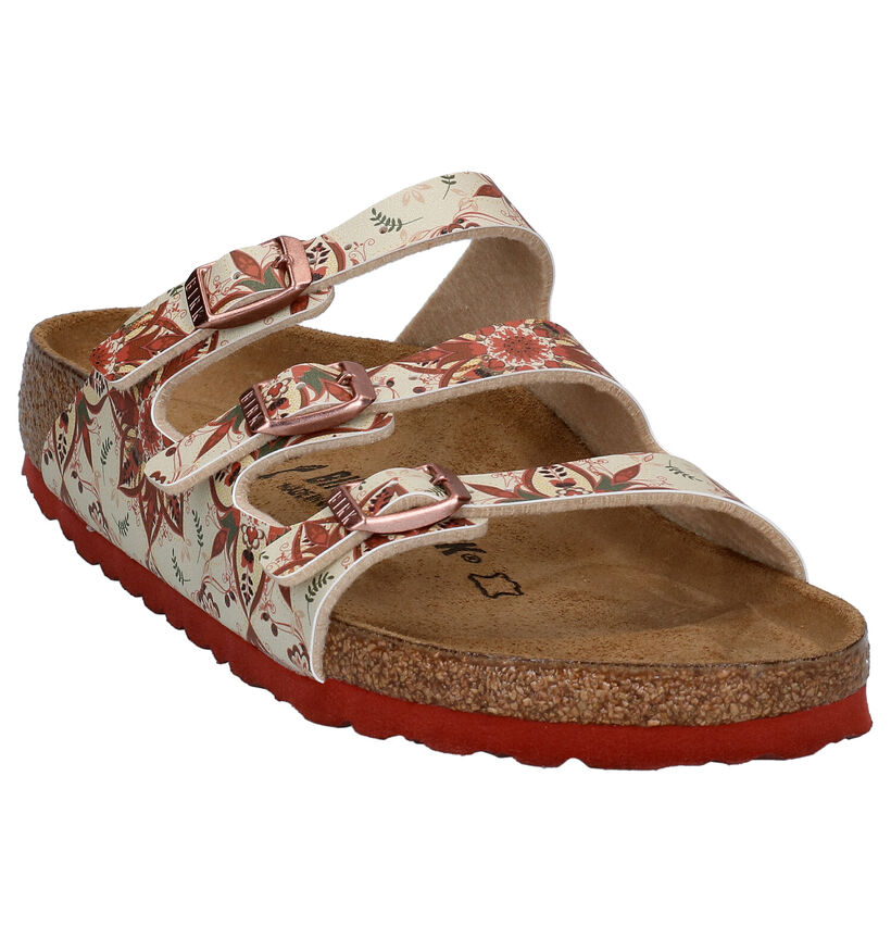 Birkenstock Florida Nu-pieds en Multicolore en simili cuir (271275)