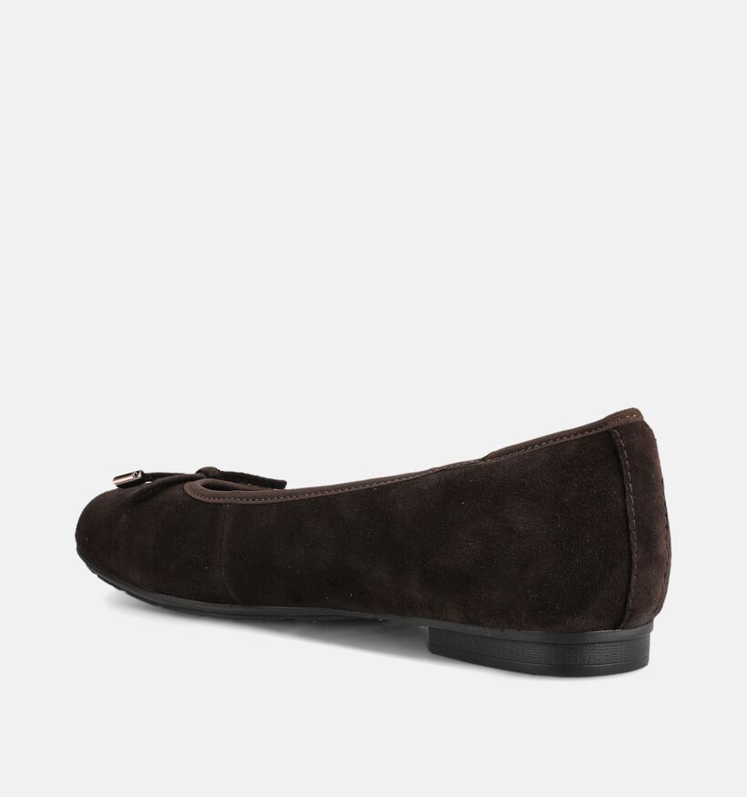 Tamaris Comfort Chaussures plates en Brun fonc&eacute; pour femmes (376297) - pour semelles orthop&eacute;diques