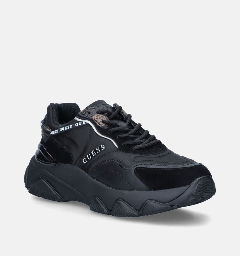 Guess Micola Baskets en Noir pour femmes (347508) - pour semelles orthop&eacute;diques