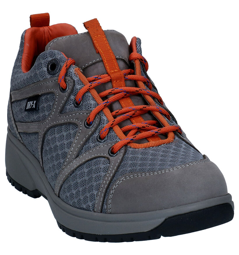 Xsensible Stockholm Grijze Wandelschoenen in nubuck (300132)