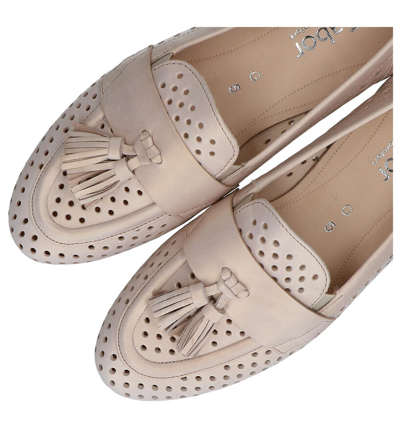 Gabor Beige Loafers voor dames (287935)