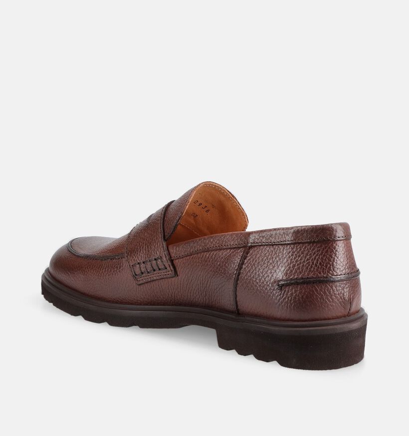 Ambiorix Sully Donkerbruine Mocassins voor heren (381985) - geschikt voor steunzolen