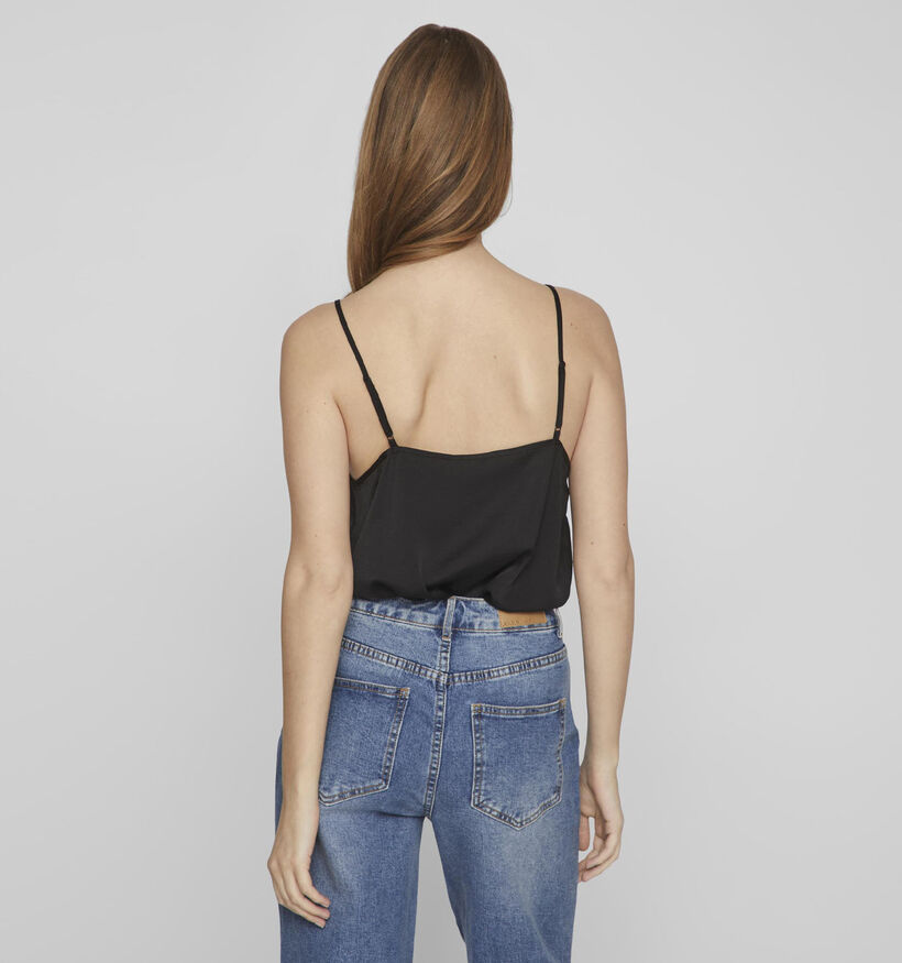 Vila Cava V-Neck Lace Singlet Zwarte Top voor dames (335455)