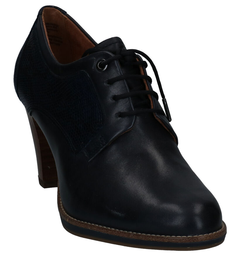Tamaris Escarpins montants en Bleu foncé en cuir (270214)