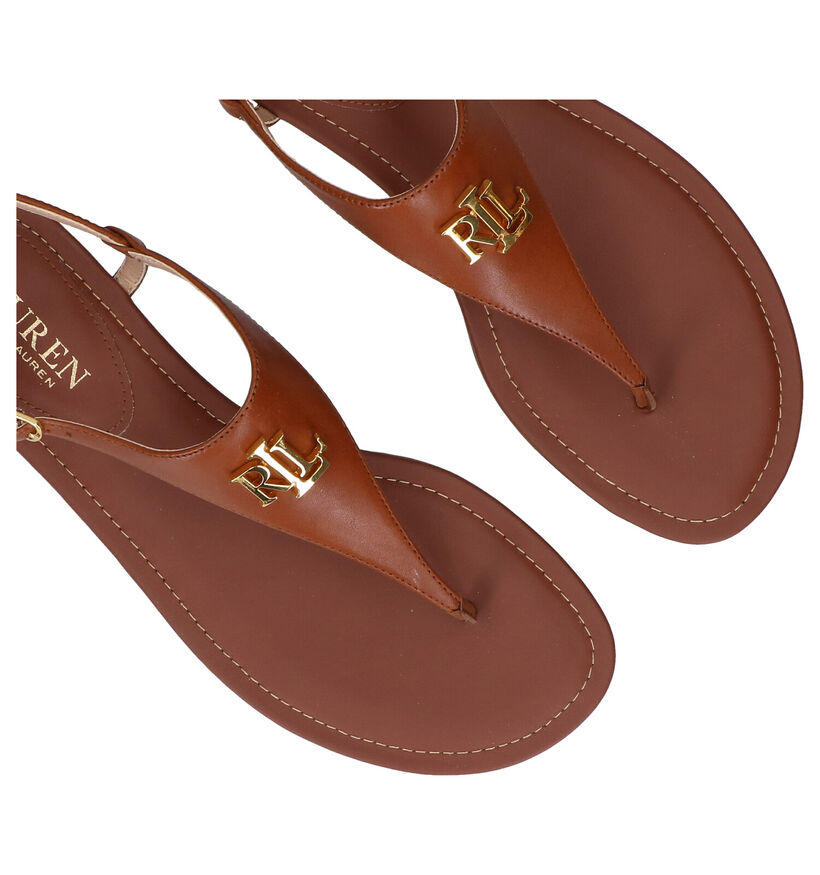 Lauren Ralph Lauren Ellington Sandales en Cognac en cuir (291440)