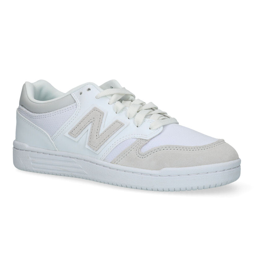 New Balance BB 480 Baskets en Blanc pour femmes (334560) - pour semelles orthopédiques