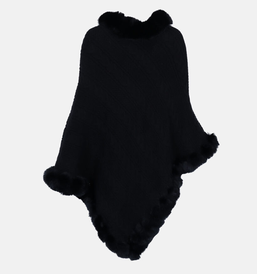 Via Limone Zwarte Poncho (325807)