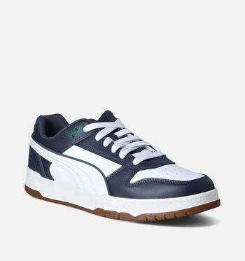 Puma RBD Game Low Sneakers Beige/Blauw/Groen