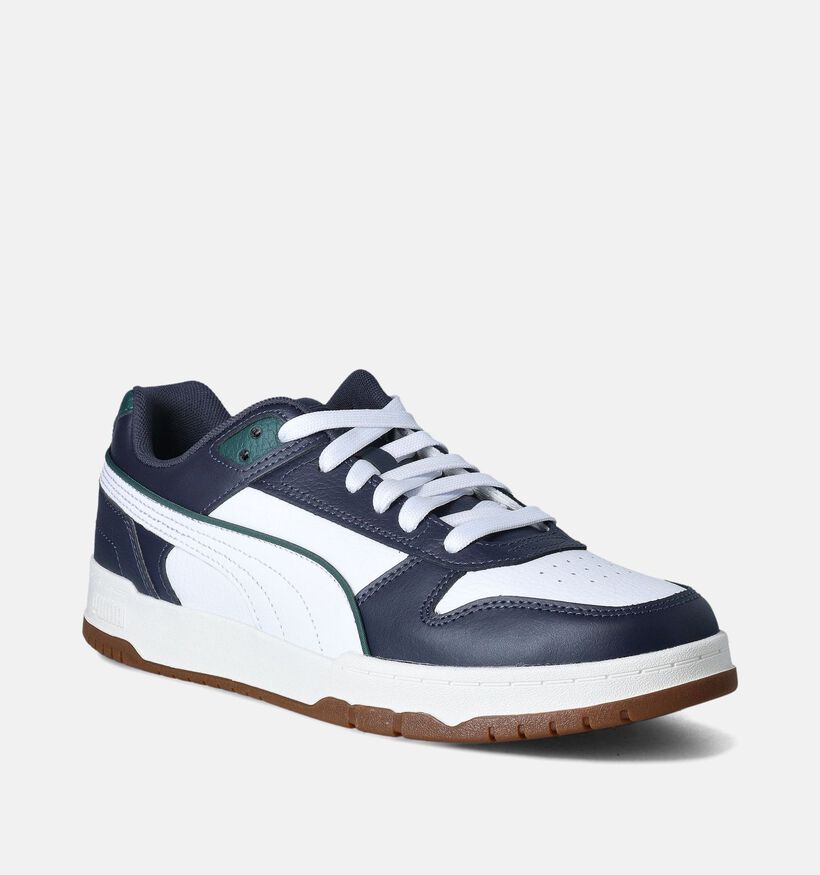 Puma RBD Game Low Baskets en Bleu pour hommes (350306) - pour semelles orthopédiques