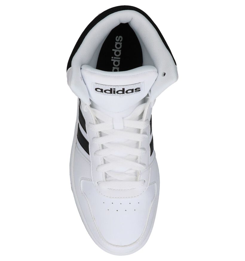 adidas Hoops 2.0 Mid Baskets en Blanc en simili cuir (290816)