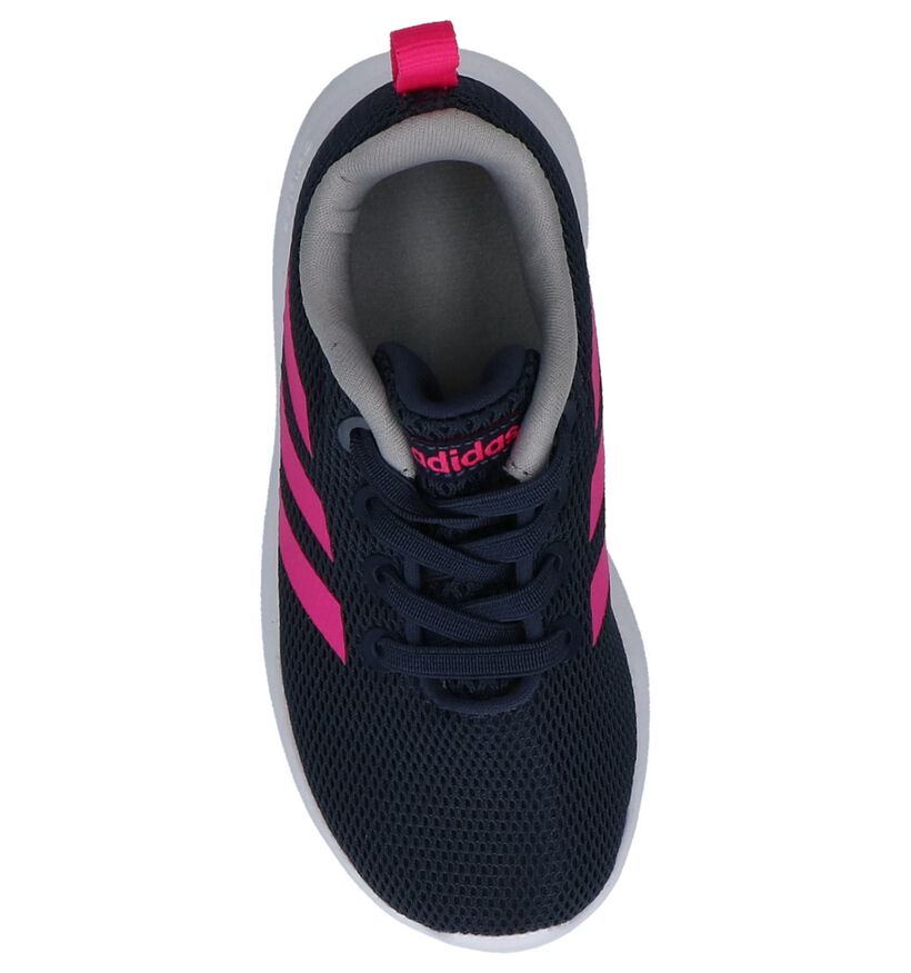 adidas Lite Racer Baskets en Bleu en textile (221816)