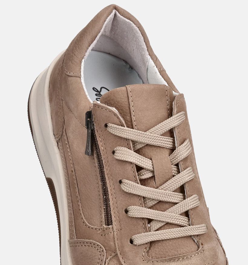 Solemade James Taupe Rits-Veterschoenen voor heren (373517) - geschikt voor steunzolen