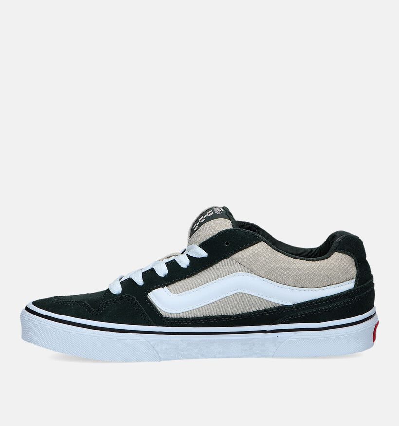 Vans Caldrone Baskets de skate en Vert kaki pour hommes (328147)