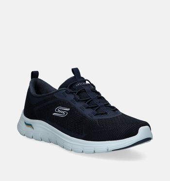 Skechers Arch Fit Low Baskets Bleu
