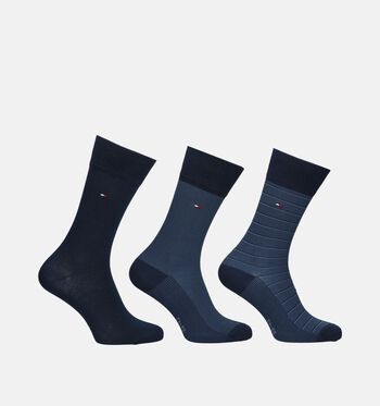 Tommy Hilfiger Chaussettes Noir/Bleu