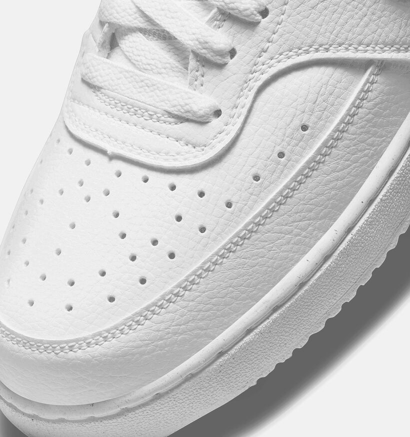 Nike Court Vision Low Next Nature Baskets en Noir pour hommes, garçons (343756)