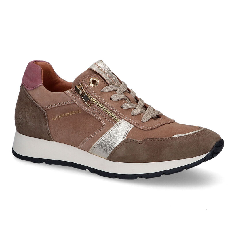 River Woods Gaga Baskets en Taupe en daim (316103)