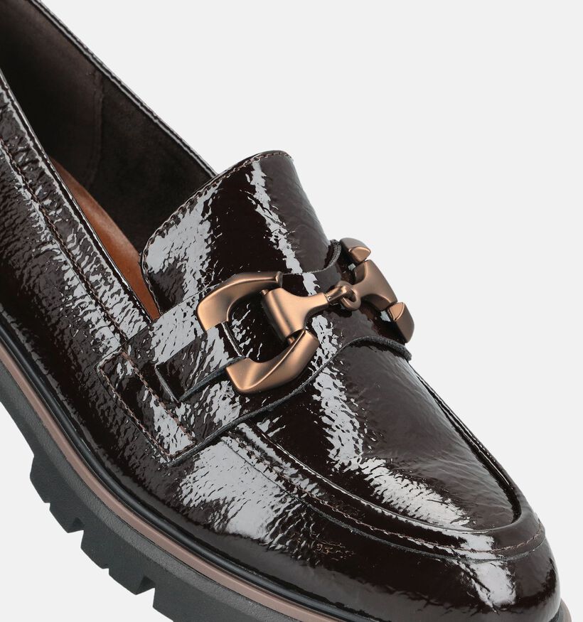 Marco Tozzi Chaussures plates en Brun fonc&eacute; pour femmes (376571)
