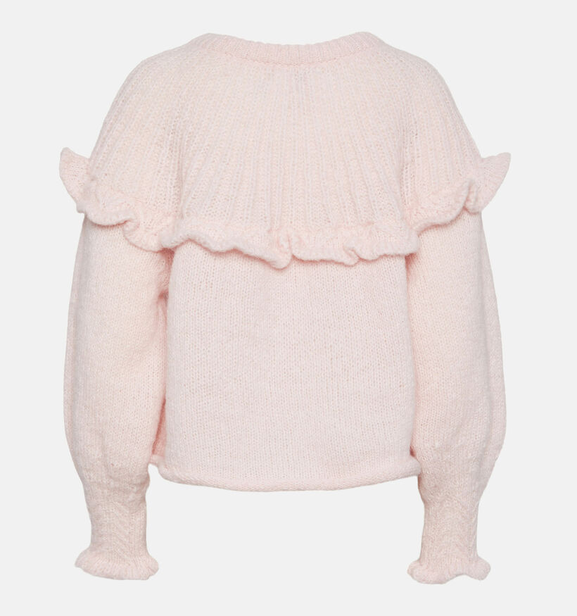 Pieces Rikka Roze Tricot trui voor dames (348375)