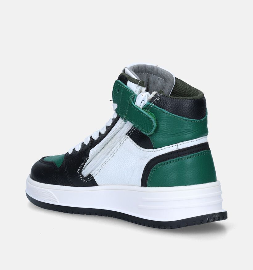 Milo & Mila Zwarte Hoge schoenen Milo & Mila Zwarte Hoge schoenen voor jongens (348126) - geschikt voor steunzolen