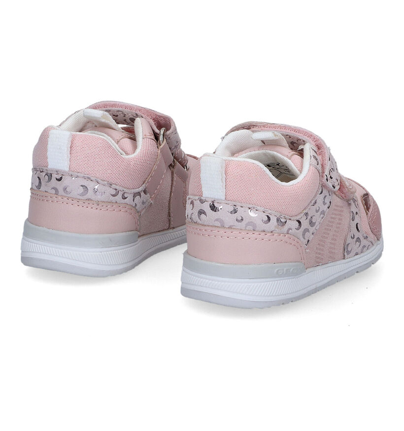 Geox Rishon Witte Sneakers voor meisjes (310986) - geschikt voor steunzolen