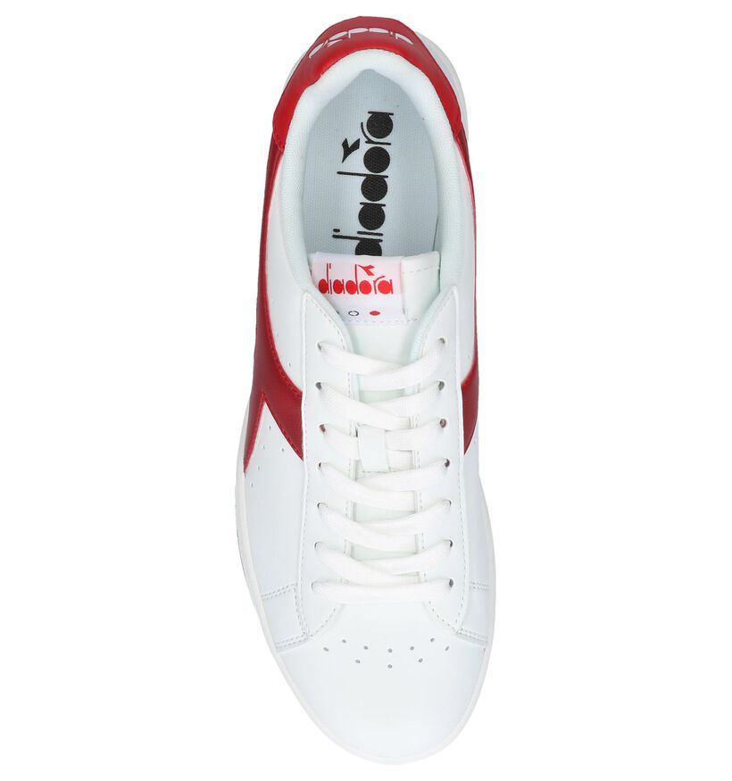 Diadora Game P Witte Sneakers in kunstleer (267972)