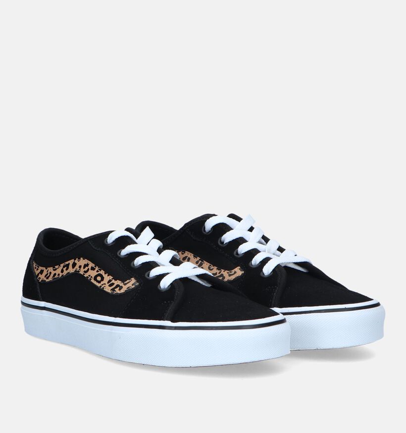 Vans Filmore Decon Baskets de skate en Noir pour femmes (328042)