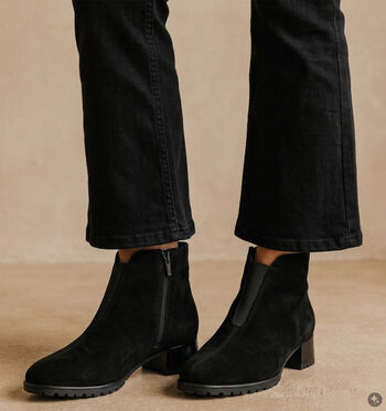 Ara High Soft Enkellaarsjes Zwart