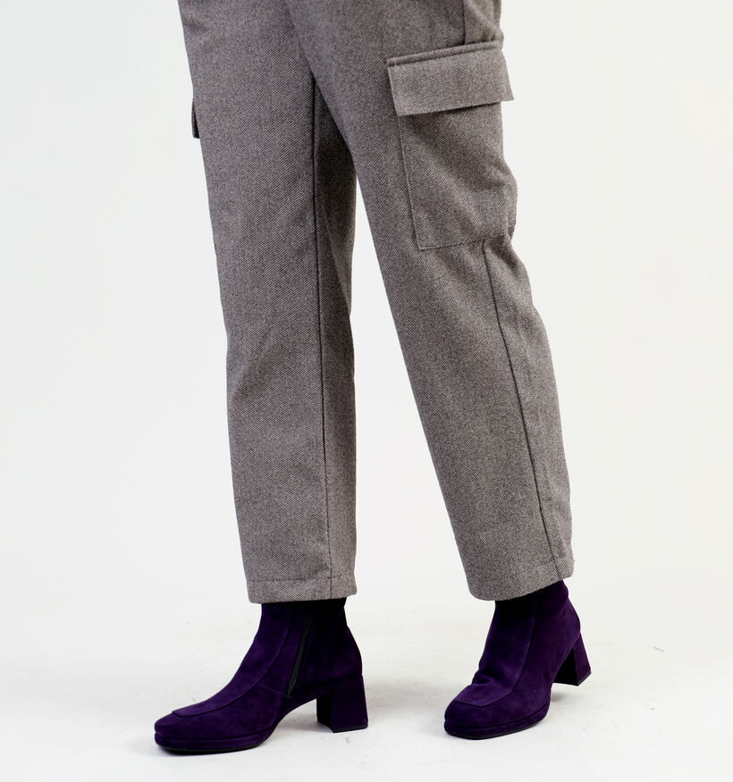 Vero Moda Pia Staight Herringbone Grijze Cargo Broek L30 voor dames (340560)