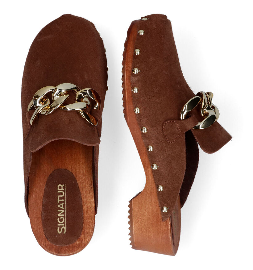 Signatur Cognac Clogs voor dames (304836)