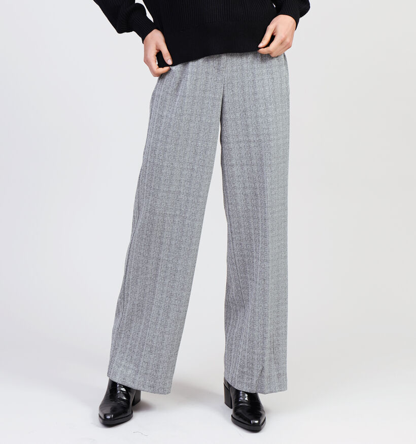 Vero Moda Silva Grijze Wijde broek L32 voor dames (349080)
