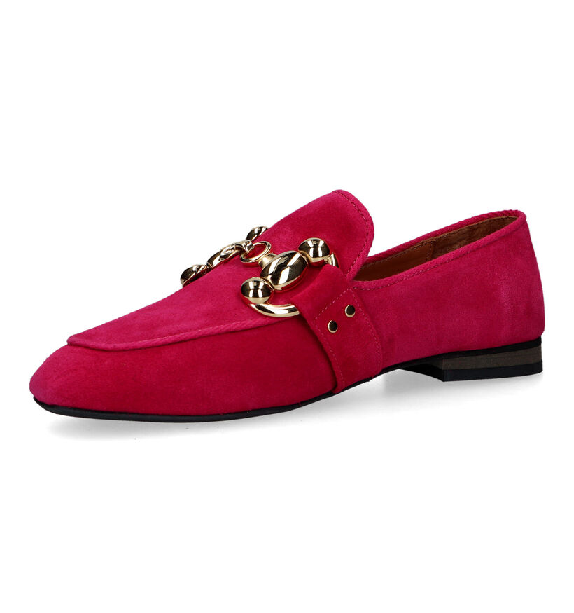 Babouche Loafers en Rose fuchsia pour femmes (325557)