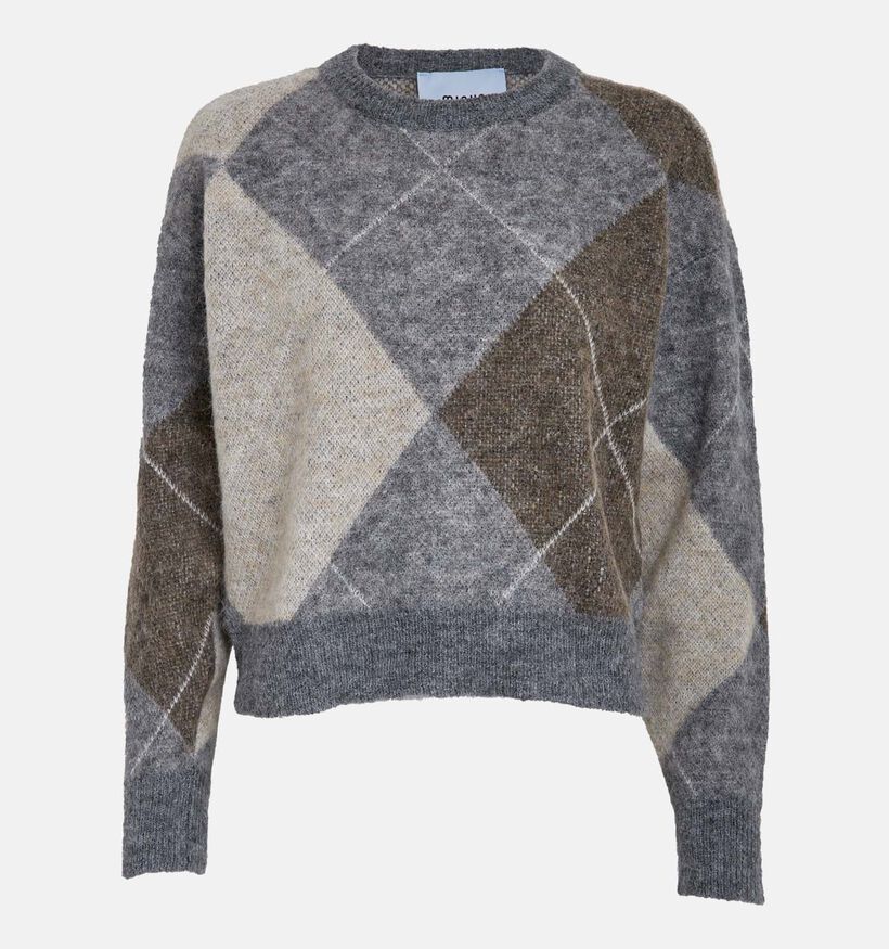 Minus Revea Knit Grijze Trui voor dames (361726)