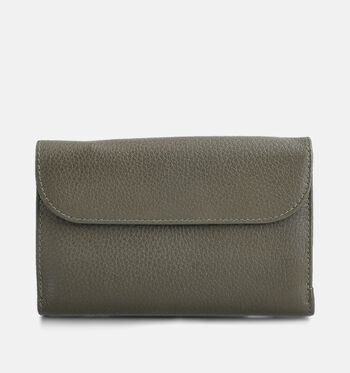 Crinkles Portemonnees Zwart/Oranje/Bruin/Rood/Groen