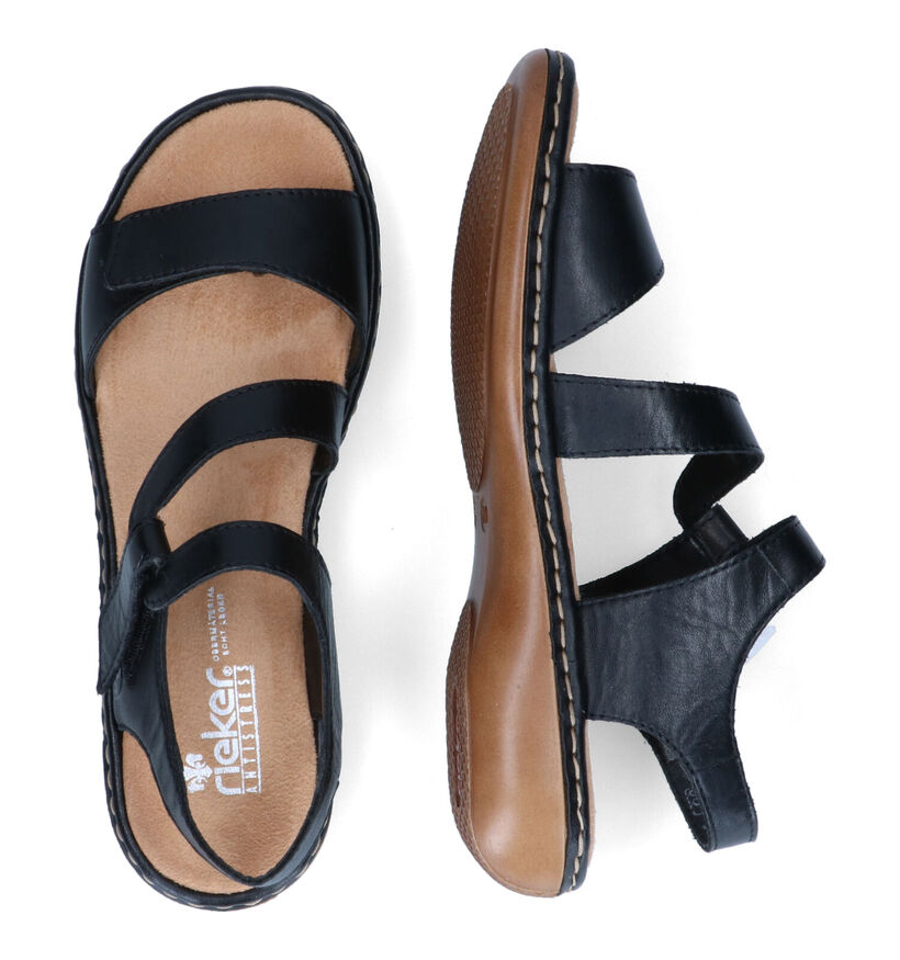 Rieker Zilveren Sandalen voor dames (354993)